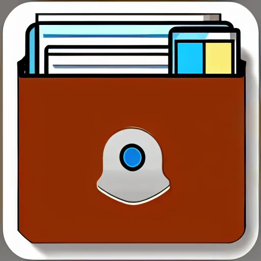 Prompt: icon of computer folder