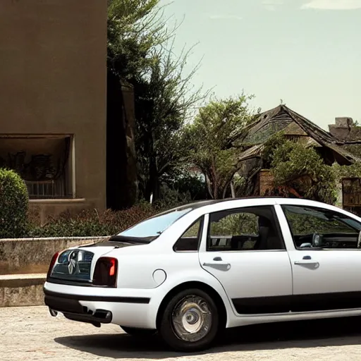 Image similar to Fiat sedan from 2006 rear view,wide angle