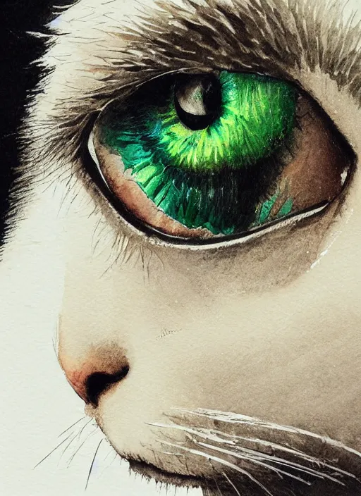 Prompt: blonde woman with green eyes kisses her cat with green eyes on her nose, watercolor, dramatic lighting, cinematic, establishing shot, extremly high detail, foto realistic, cinematic lighting, pen and ink, intricate line drawings, by Yoshitaka Amano, Ruan Jia, Kentaro Miura, Artgerm, post processed, concept art, artstation, matte painting, style by eddie mendoza, raphael lacoste, alex ross