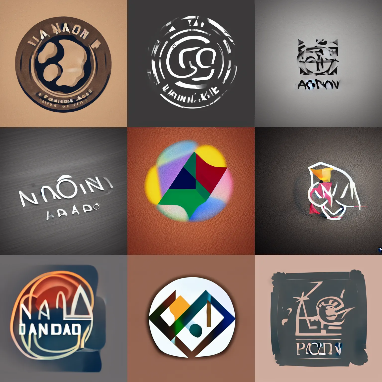 A logo design for Nacon, smooth, sharp focus, line | Stable Diffusion