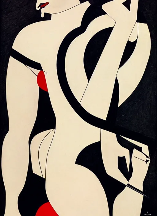 Image similar to constructivism monumental graphic super flat style figurative detailed portrait by avant garde painter and leon bakst, illusion surreal art, highly conceptual figurative art, intricate detailed illustration drawing, controversial poster art, geometrical drawings, no blur