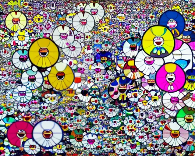 Image similar to takashi murakami