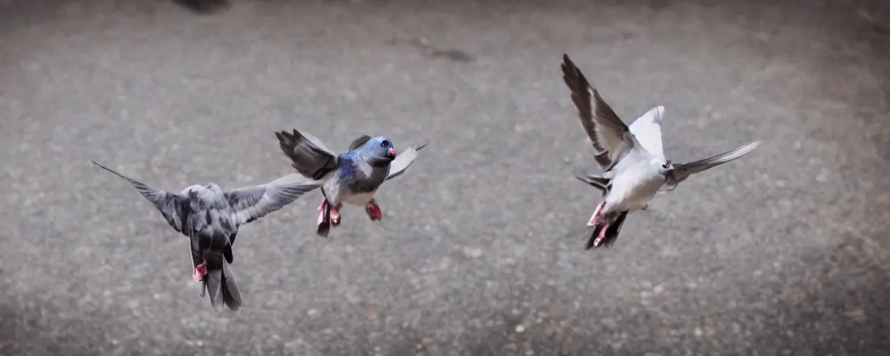 Image similar to bionic carrier pigeon!!!!!!!!!!!!! usb flying!!!!!!! photo photography shallow depth of field soft focus