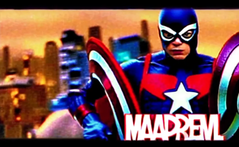 Prompt: frame from pepe marvel movie, action, detailed