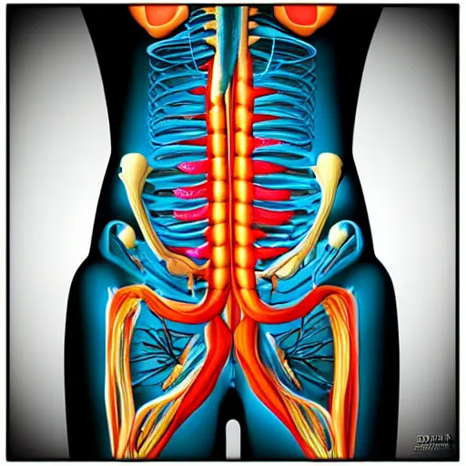 Prompt: “ optical illusion ” digestive system anatomical diagram “ gray ’ s anatomy ” 1 0 2 4 x 1 0 2 4