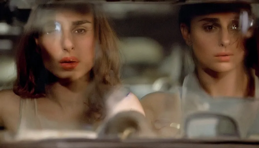 Image similar to nathalie portman in the movie taxi driver, movie still