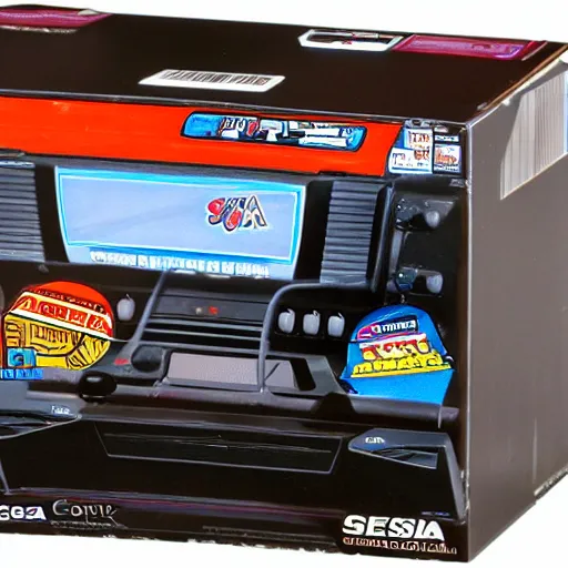 Prompt: Sega Genesis Model 4 console