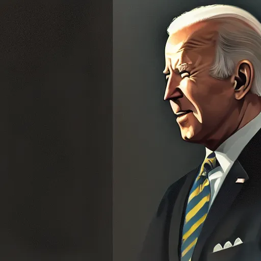 Image similar to joe biden crying, dramatic lighting, cinematic, establishing shot, extremly high detail, photorealistic, cinematic lighting, artstation, style by James Gurney