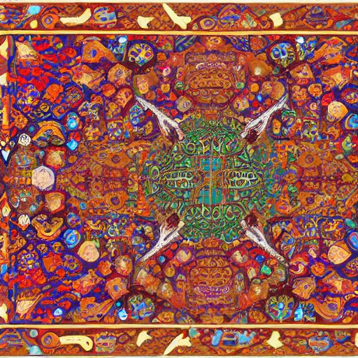 Image similar to illustration of a magic carpet