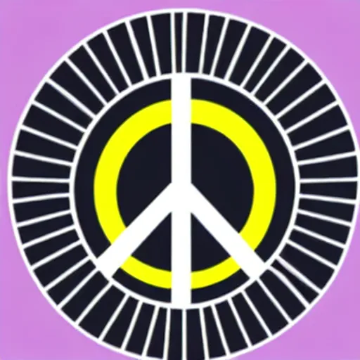 Image similar to futuristic peace sign