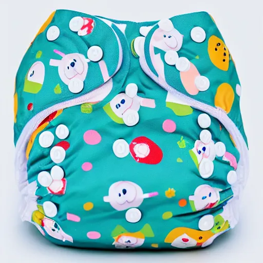 Image similar to kawaii babyish disposable diaper design