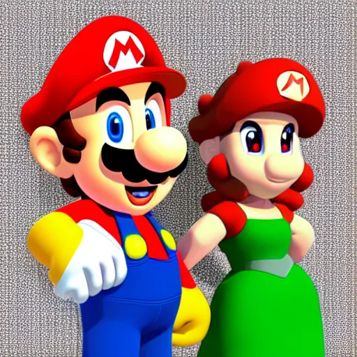 Image similar to picture with Mario in the top left corner and princess peach in bottom right corner rule of thirds