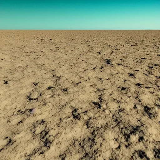 Image similar to Ground view of the clouds of Neptune, sharp, endless horizon, award winning photography