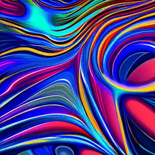 Image similar to Abstract art depicting drifting off in to sleep, wake initiated lucid dream, digital art, beautiful colours, amazing composition, astonishing detail, smooth lines, award winning