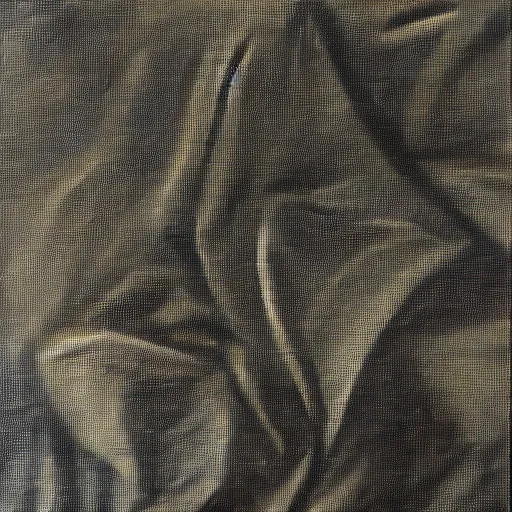 Image similar to oil painting of a black pastel cloth