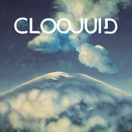 Image similar to cloud album art, poster art, cover art