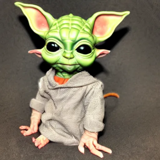 Image similar to rat baby yoda