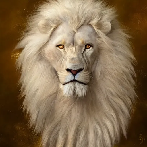 Image similar to a beautfiul award winning commission portrait of an anthro albino lion wearing diamond victorian armour,digital art,art by greg rutkowski,character design by charles bowater,photorealistic,ross tran,hyperdetailed,detailed face,fascinating,2021,western comic style