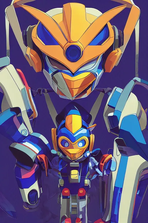 Image similar to robot ninja mask helmet megaman x zero rockman 2 0 2 2 switch game boss legacy collection fanart artsation, art gta 5 comics, behance hd by jesper ejsing, by rhads, makoto shinkai and lois van baarle, ilya kuvshinov, rossdraws global illumination ray tracing