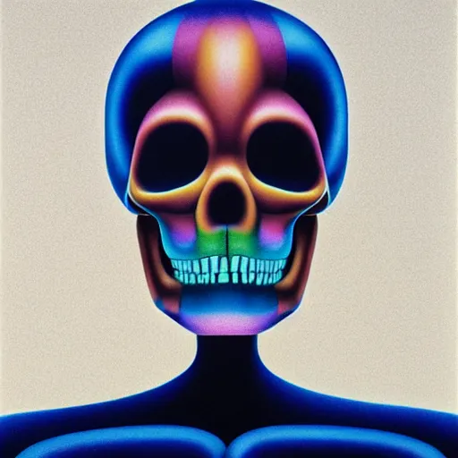 Prompt: skeleton by shusei nagaoka, kaws, david rudnick, airbrush on canvas, bauhaus, surrealism, neoclassicism, renaissance, hyper realistic, pastell colours, cell shaded, 8 k - h 7 0 4