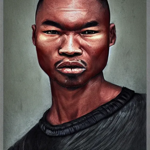 Image similar to black chinese man, portrait, hd, realisct, photo, realism