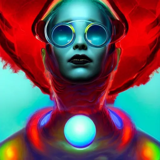 Prompt: I've discovered life, scientist, ecstatic, infinite power, manic, perfect eyes, full body shot, portrait, energized face, noble, transformation, vivid colors, elegant, concept art, sharp focus, digital art, Hyper-realistic, 4K, Unreal Engine, Highly Detailed, HD, Dramatic Lighting by Brom, trending on Artstation