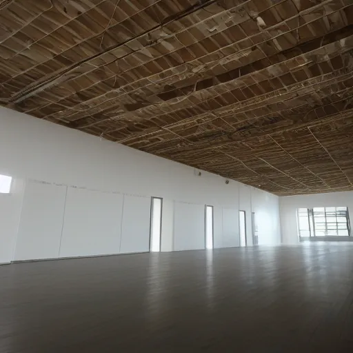 Image similar to the big empty room, liminal space