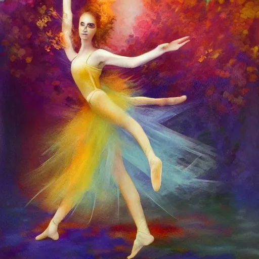 Prompt: dance of the fae by marcel caram and elena vizerskaya