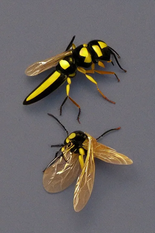 Image similar to elegant mutant humainoid wasp cosmonaut