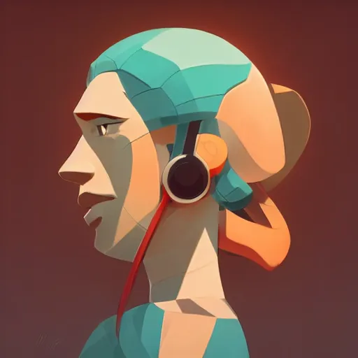 Image similar to face icon stylized minimalist nintendo, loftis, cory behance hd by jesper ejsing, by rhads, makoto shinkai and lois van baarle, ilya kuvshinov, rossdraws global illumination