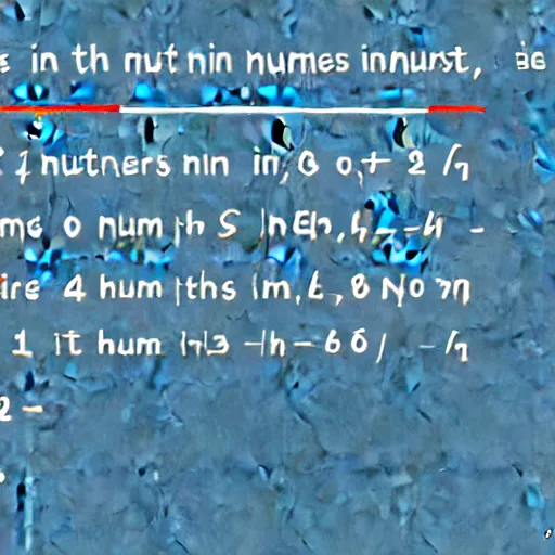 Image similar to that in the infinity of numbers, the most important to humans ( 0, 1, √ 2, e and π ) are all between 0 - 4 on the number - line.