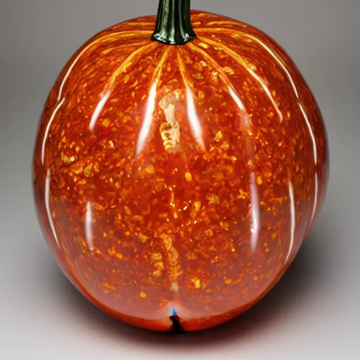 Image similar to gourd with face of amber heard hybrid intercross mix as a gourd