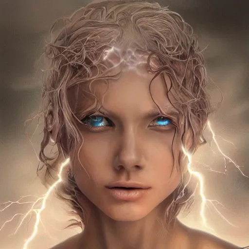 Image similar to fantasy art hyper realistic ai created interesting bizarre lightning fantastic art award winning best ultra detailed magnificent