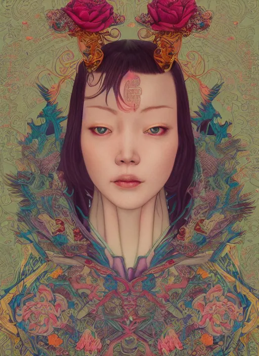 Image similar to Chinese :: by Martine Johanna and Simon Stålenhag and Chie Yoshii and Casey Weldon and wlop :: ornate, dynamic, particulate, rich colors, intricate, elegant, highly detailed, centered, artstation, smooth, sharp focus, octane render, 3d