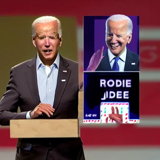 Image similar to joe biden as a robot