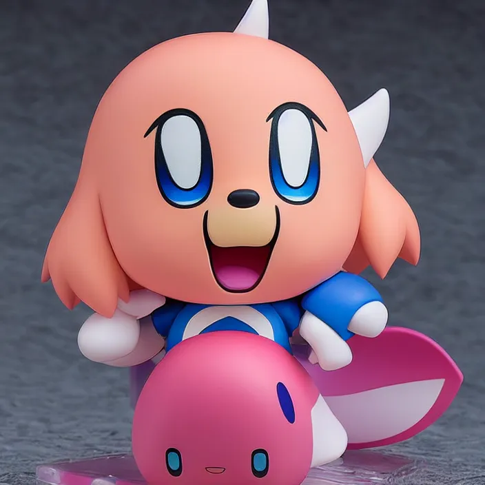 Image similar to Kirby, An anime Nendoroid of Kirby, figurine, detailed product photo