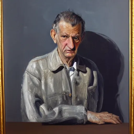 Prompt: high quality high detail painting by lucian freud, hd, portrait of shah, photorealistic lighting