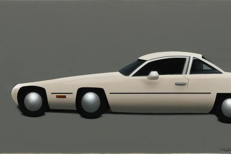 Image similar to car on white background, Ralph McQuarrie