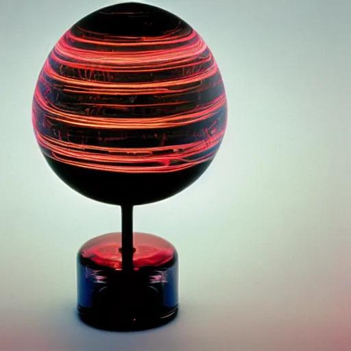 Prompt: annie liebowitz portrait of a plasma energy tron candy glass egg, made up of glowing electric pixels. cinestill