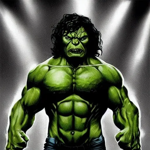 Image similar to Andrew Lincoln as The Hulk