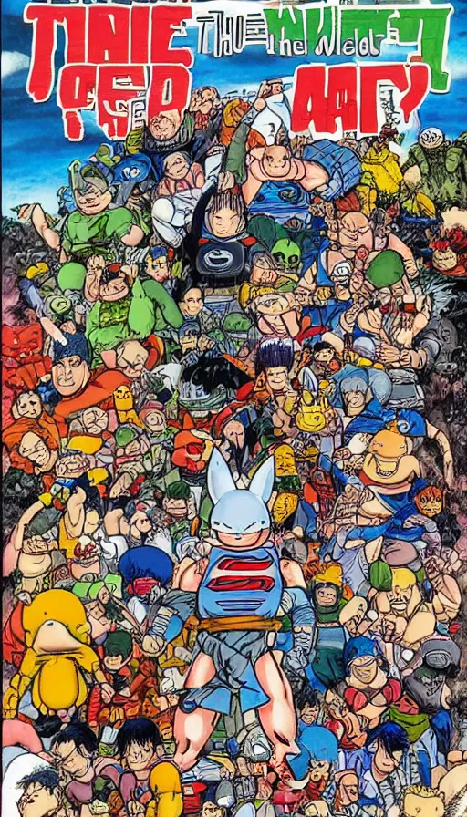 Image similar to the end of the world, by akira toriyama