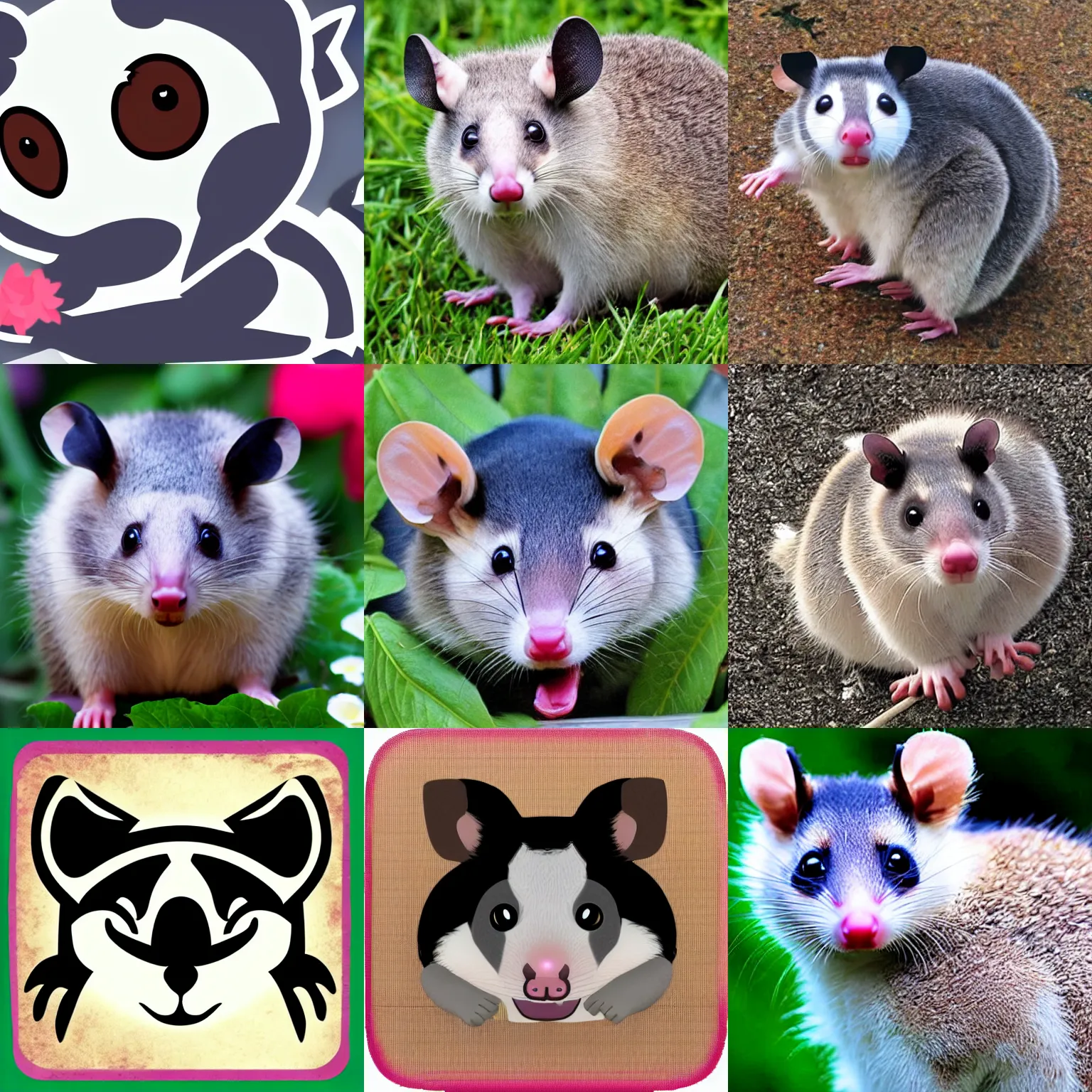 Prompt: possum emoji