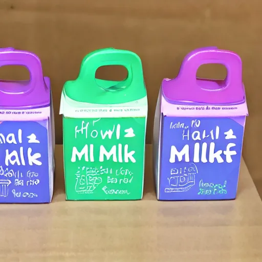 Image similar to half an half milk carton