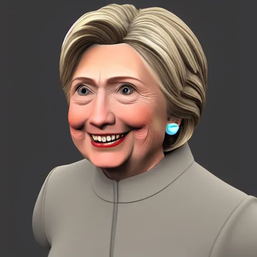 Image similar to how to 3 d model hillary clinton in blender tutorial