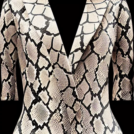 Prompt: a wonderful bolero with snake skin, design photography, fashion clothes, highly detailed, 4 k, studio lightning