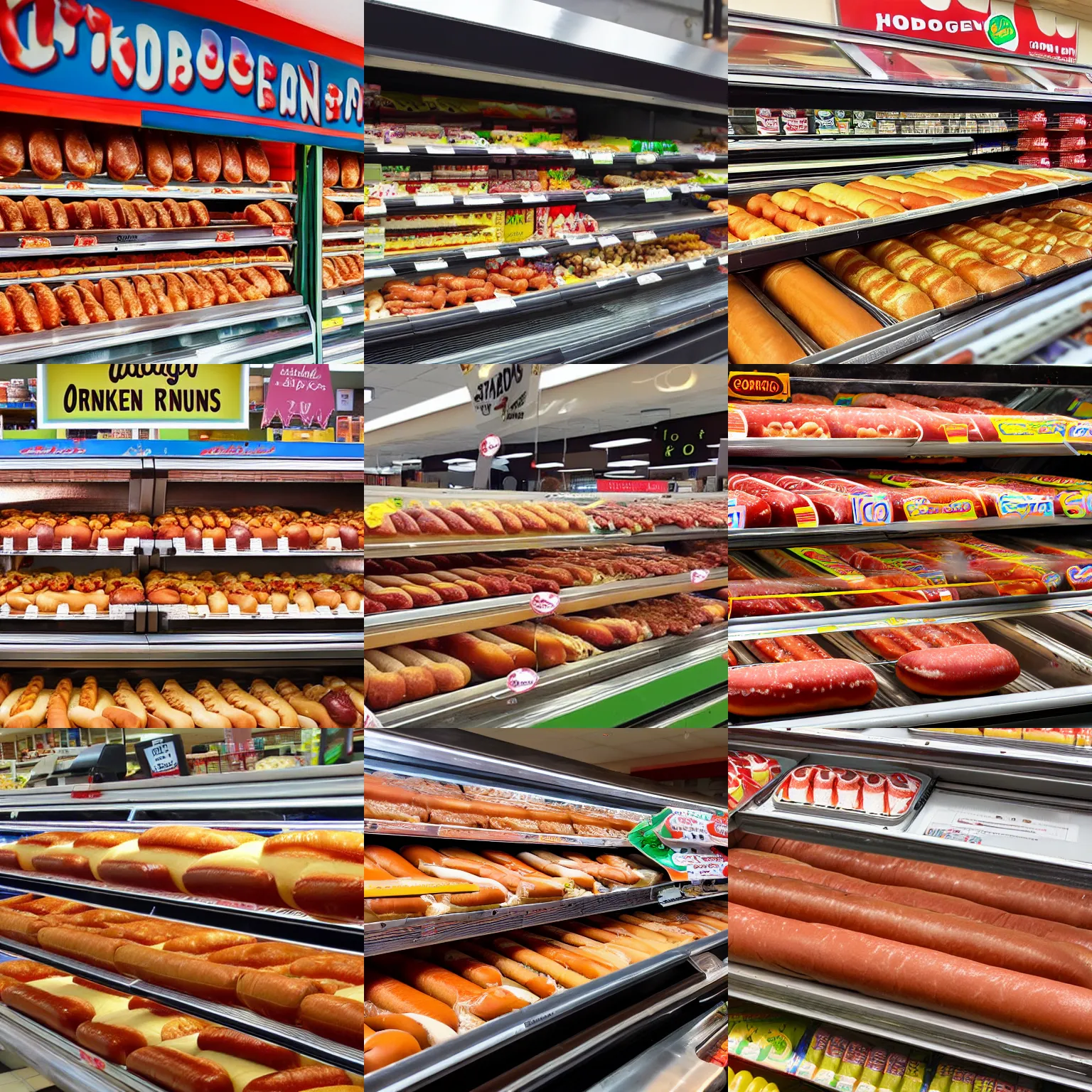 grocery store that only sells hotdog buns | Stable Diffusion | OpenArt