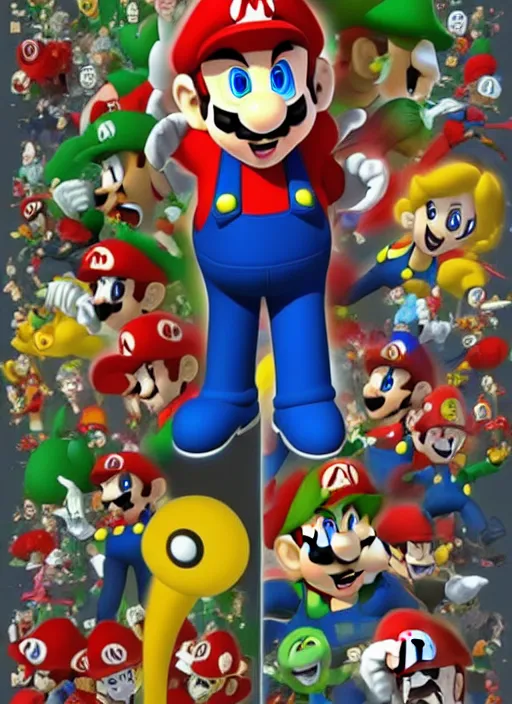 Prompt: mario in the style of ralph bakshi