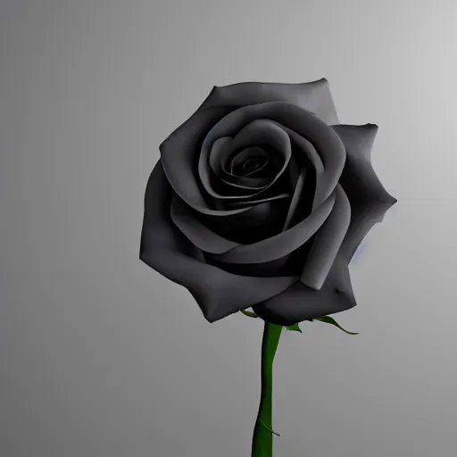 Prompt: ethereal rose in black background, 8 k, octane render, unreal engine 5, cinematic, full hd, ultra realistic, ultra detailed, 8 k 3 d