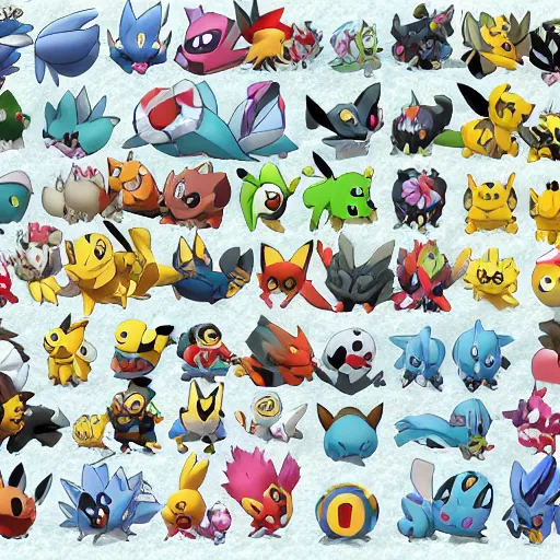 Image similar to new and wild Pokémon in the style of Pokémon  Scarlet and Violet 4k ultra high quality