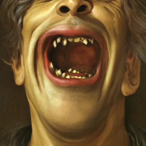 Image similar to Demons escaping from Steve Balmers yawning mouth